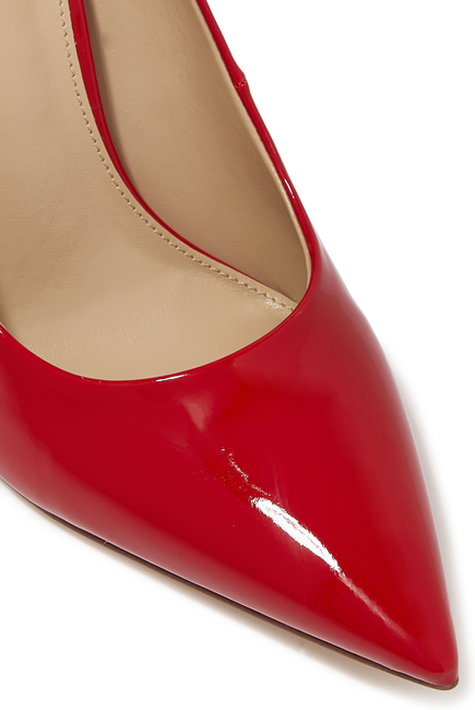 Antonia 105 Patent Leather Pointed Toe Pumps